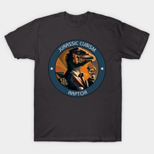 Jurassic Cubism - Raptor T-Shirt